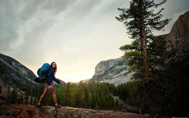 Caitlyn Low in Yosemite